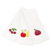 Комплект кухонных полотенец "Фрукты", 40х70, цвет: белый, 3 шт много цветовых и композиционных расцветок инфо 12925q.